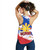 Philippines Filipinos Women Tank Custom Filipino Sun 3 Stars Bicolor Flag Tribal Grunge Style