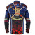 New Zealand Long Sleeve Shirt Custom New Zealand Army Keeping Anzac Spirit Lives Poppies Maori Style