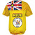 Niue Baseball Shirt Flag Color With Traditional Patterns
