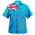Tuvalu Hawaiian Shirt Flag Color With Traditional Patterns