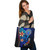 Northern Mariana Islands Custom Personalised Tote Bag Blue Vintage Tribal Mountain