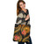 Tahiti Tote Bag Gold Polynesian Pattern Plumeria