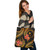 Chuuk Tote Bag Gold Polynesian Pattern Plumeria