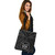 Fiji Crest Custom Personalised Tote Bag Polynesian Tattoo Style