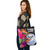 Marshall Islands Crest Custom Personalised Tote Bag Polynesian Hibiscus Pattern