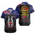 New Zealand Short Sleeve Shirt Custom New Zealand Anzac Day With Poppy Flowers And Traditional Maori Patterns