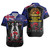 New Zealand Short Sleeve Shirt Custom New Zealand Anzac Day With Poppy Flowers And Traditional Maori Patterns