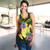Guam Women Tank Hafa Adai Guam Seal Tropical Flowers