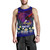 American Samoa Tank Top Custom AS Seal With Bald Eagle Polynesian Plumeria Summer Vibes