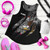 American Samoa Women Tank Custom AS Pride Polynesian Sleeve Tattoo Scratch Style Black