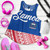 Samoa Women Tank Tribal Polynseian Simple Style
