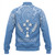 Kosrae Baseball Jacket Flag Color With Traditional Patterns