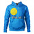 Palau Hoodie Flag Color With Traditional Patterns