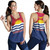 Kiribati Women Tank Flag Color With Traditional Patterns