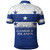 Gambier Islands Polo Shirt Flag Color With Traditional Patterns