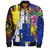 Philippines Filipinos Bomber Jacket Lapu-lapu Hero With Philippines Flowers Style