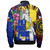 Philippines Filipinos Bomber Jacket Lapu-lapu Hero With Philippines Flowers Style