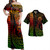 Samoa Combo Dress And Shirt Coat Of Arms Kakau Style Reggae