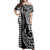 Fiji Combo Dress And Shirt Coat Of Arms Kakau Style White