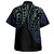 Vanuatu Combo Dress And Shirt Coat Of Arms Kakau Style Gradient Blue