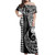 Chuuk State Combo Dress And Shirt Coat Of Arms Kakau Style White