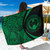 Northern Mariana Islands Sarong Coat Of Arm Lauhala Circle Green