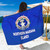 Northern Mariana Islands Flag Color With Traditional Patterns Sarong