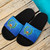 Pohnpei Flag Color With Traditional Patterns Slide Sandals