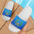 Pohnpei Flag Color With Traditional Patterns Slide Sandals