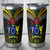 Cook Islands Flag Color With Traditional Patterns Tumbler