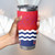 Kiribati Flag Color With Traditional Patterns Tumbler