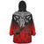 New Zealand Snug Hoodie Maori Kiwi Bird Symbols Map