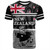 New Zealand T-Shirt Rugby Player Kiwi Bird With NZ Flag