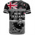 New Zealand T-Shirt Rugby Player Kiwi Bird With NZ Flag