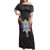 Philippines Filipinos Guam Seal With Philippines Sun And Stars Women Off Shoulder Long Dress