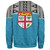 Fiji Sweatshirt Fijian Tapa Pattern