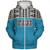Fiji Sherpa Hoodie Fijian Tapa Pattern