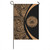 American Samoa Garden Flag Lauhala Circle Gold