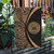 American Samoa Garden Flag Lauhala Circle Gold