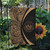 Hawaii Garden Flag Lauhala Circle Gold