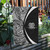 Papua New Guinea Garden Flag Lauhala Circle White