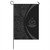 Vanuatu Garden Flag Lauhala Circle Grey