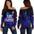 Philippines Filipinos Off Shoulder Sweatshirt Philippines Independence Day With Map