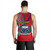 Samoa Tank Top Samoa Flag With Seal Teuilia Flowers Tradition Patterns
