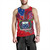 Samoa Tank Top Samoa Flag With Seal Teuilia Flowers Tradition Patterns