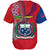 Samoa Baseball Shirt Samoa Flag With Seal Teuilia Flowers Tradition Patterns