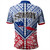 Samoa Polo Shirt Map And Seal Samoan Patterns