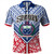 Samoa Polo Shirt Map And Seal Samoan Patterns