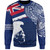 Hawaii Sweatshirt Polynesian Tribal Flag King Kamehameha