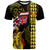 Hawaii T-Shirt Kanaka King Flag Kakau Style